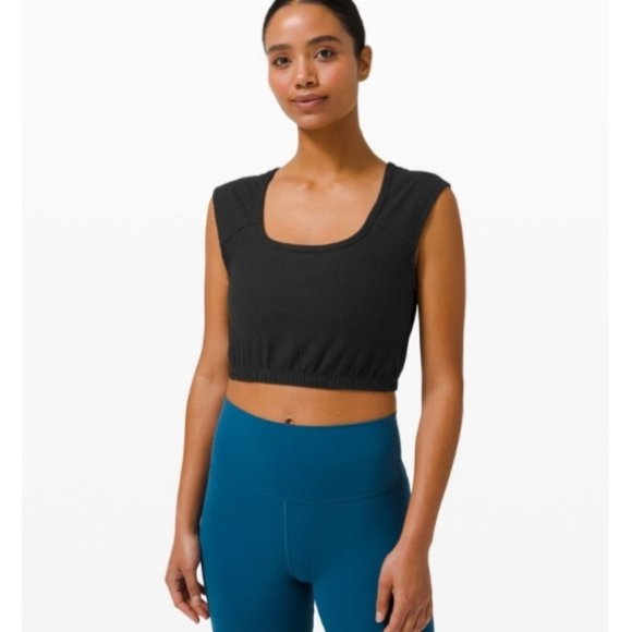 lululemon athletica Tops - ❗️SOLD❗️Lululemon LA Cap Sleeve Crop Tee Size 10